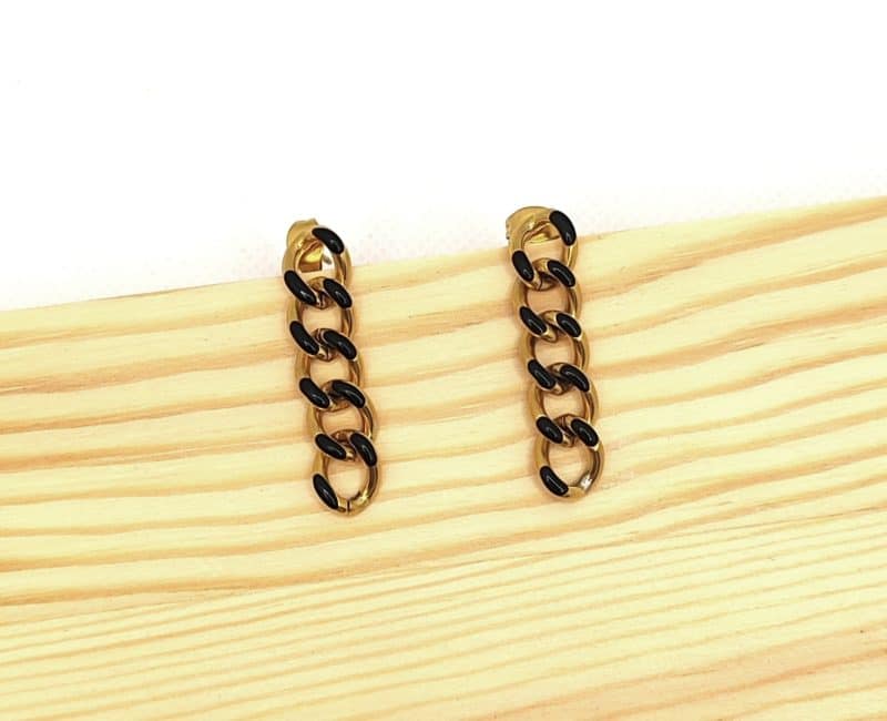 Pendientes Mery Negros