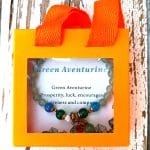 pulsera aventurina verde