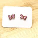 Pendientes Mariposas rosas