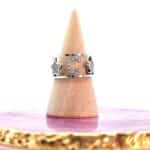 Anillo Inicial Estrella Plateado