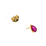 Pendiente Gota Fucsia