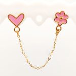 Pendiente Springlove Rosa Dorado